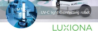 UV-C šviesos dezinfekavimo robotas